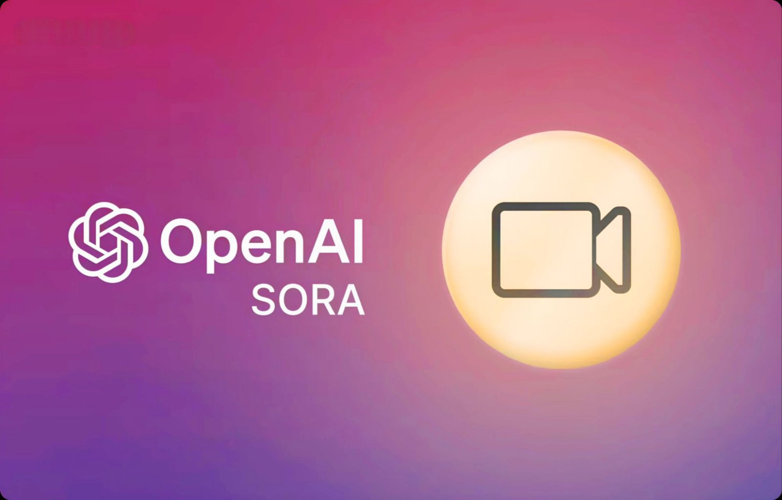 ChatGPT Maker OpenAI Reveals 'Sora'