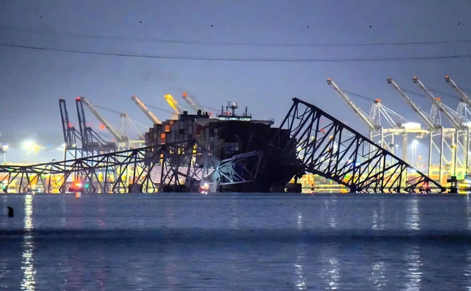 Baltimore Bridge Collapses After Cargo Ship Collision